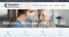 Desktop Screenshot of manateememorial.com